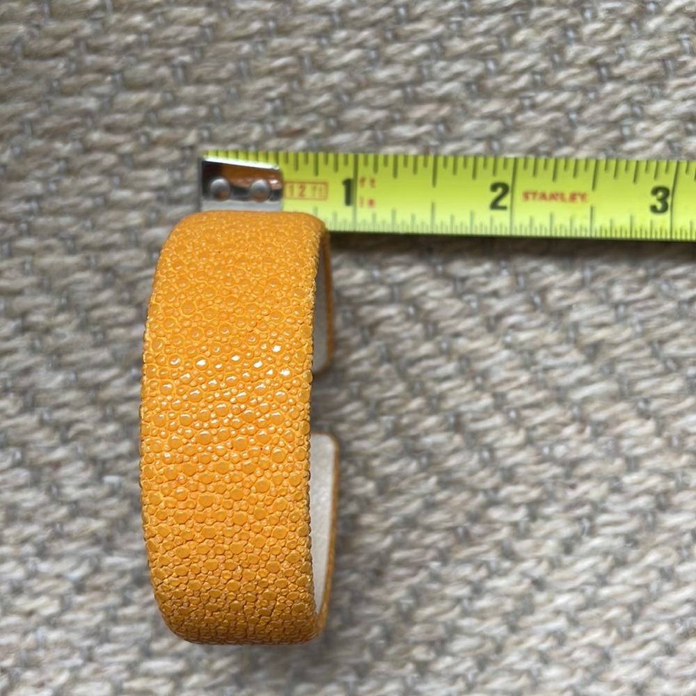 dannijo small stingray yellow orange cuff - Picture 3 of 5